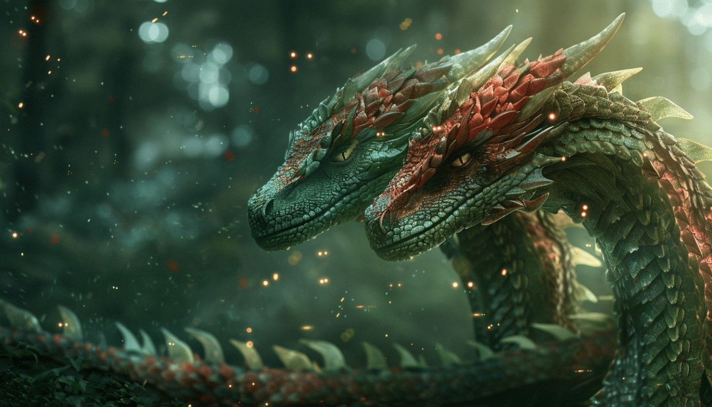 Un regard sur le phénomène rare du dragon à deux têtes